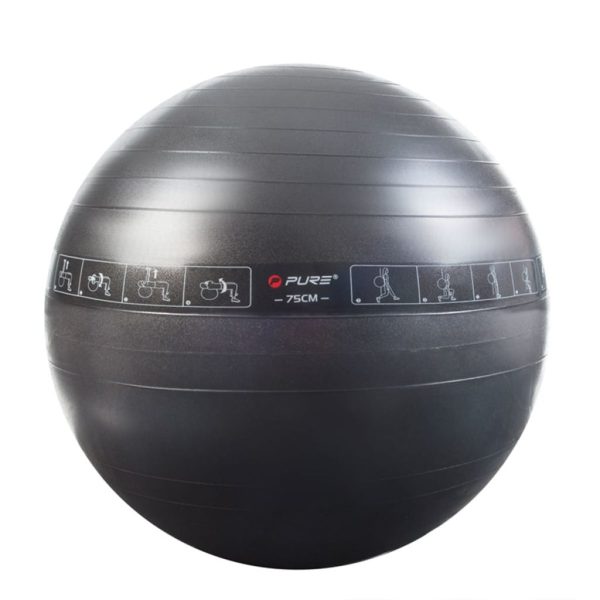 Pure2Improve træningsbold 75 cm sort