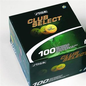 Stiga Club Select bolde - Kasse med 100 stk. Hvid